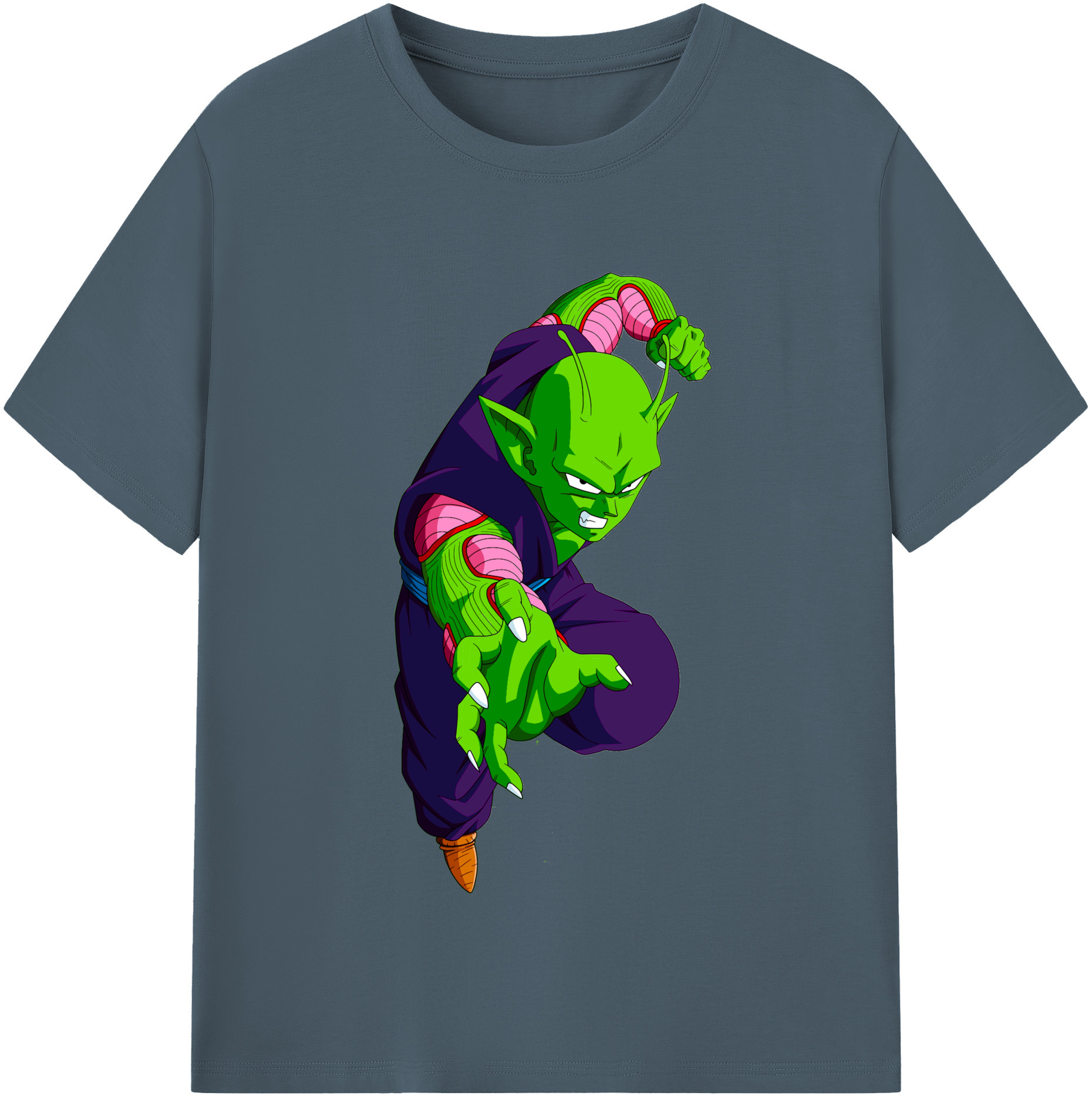 （画像用） ドラゴンボール ピッコロ DRAGON BALL Piccolo 綿100％半袖Tシャツ（フロントプリント）